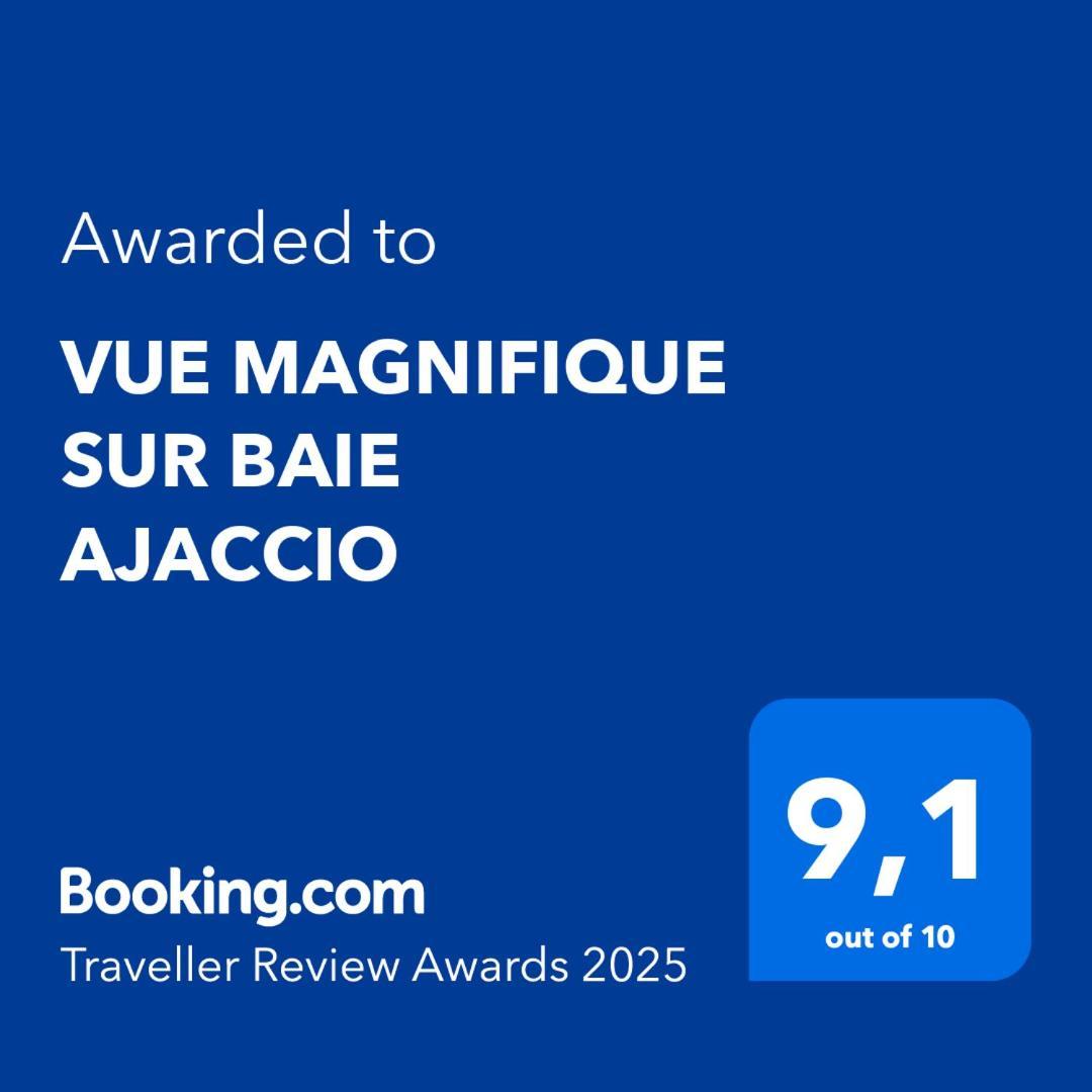 Vue Magnifique Sur Baie Ajaccio Apartamento Porticcio  Exterior foto